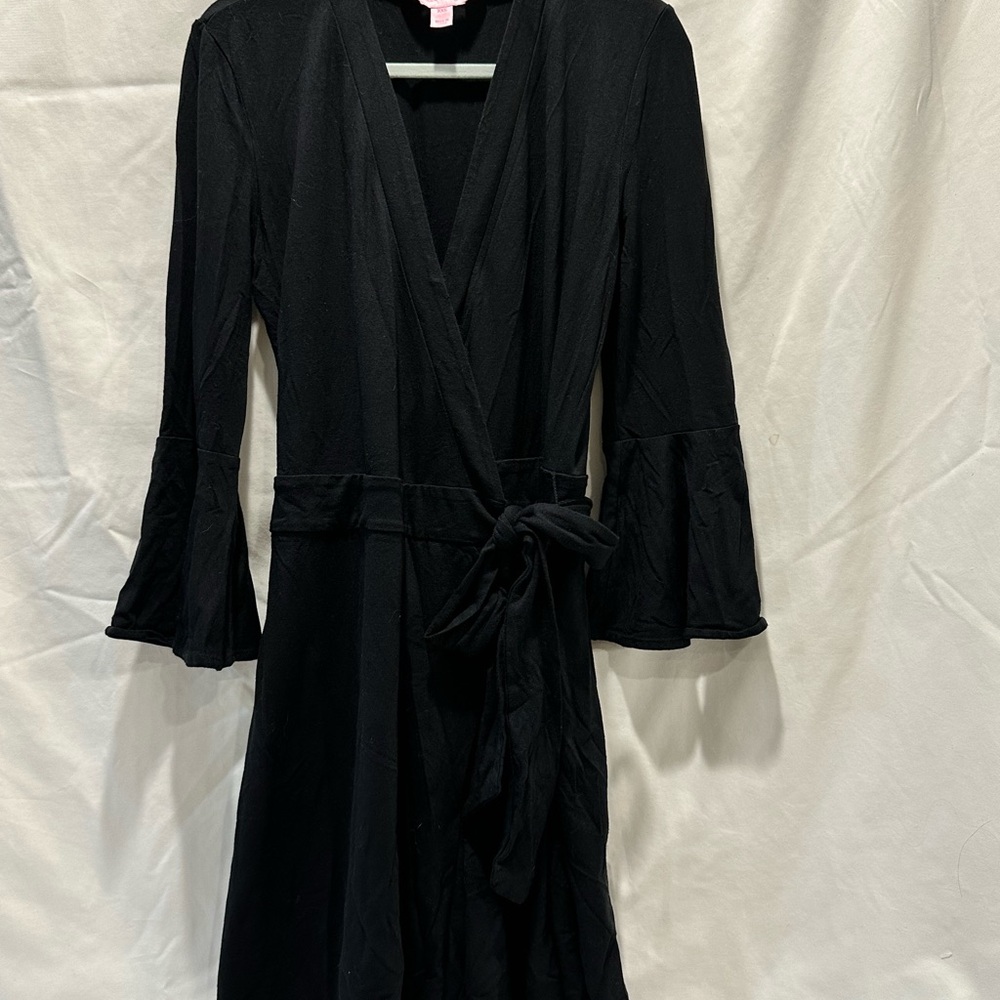 Lilly Pulitzer Black Wrap Romper